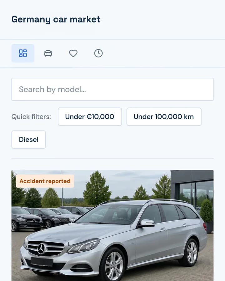 AutoIntel — мобильная версия сайта