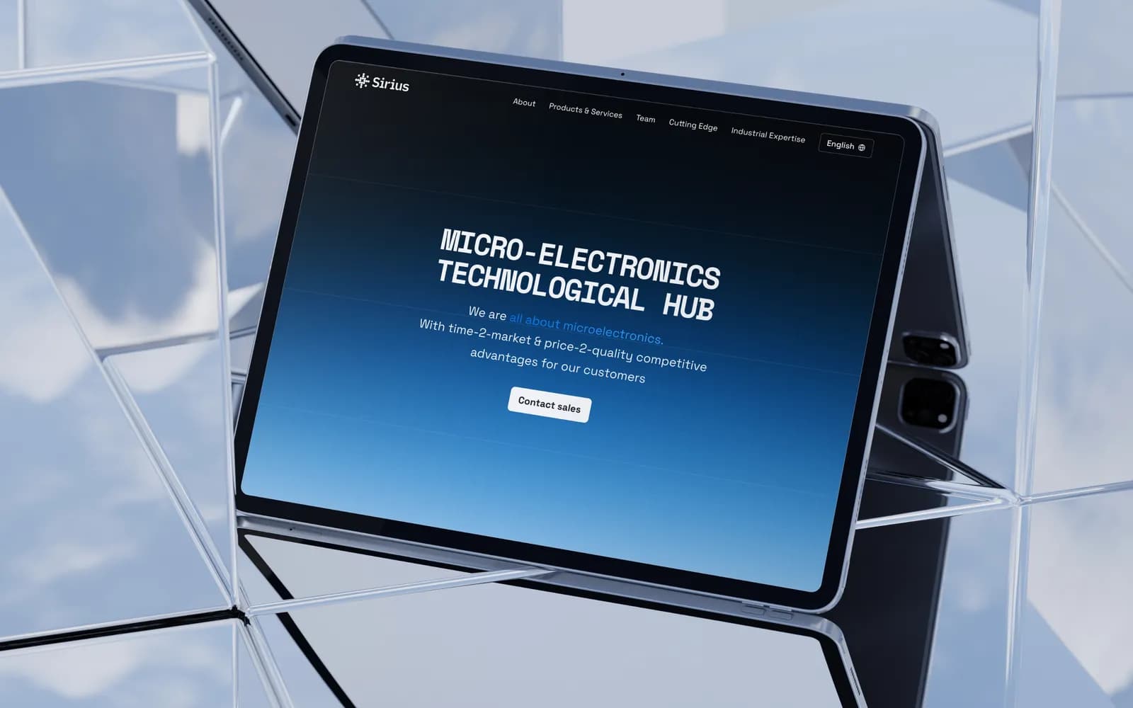 Sirius Semiconductors – ekran desktopowy 1.1