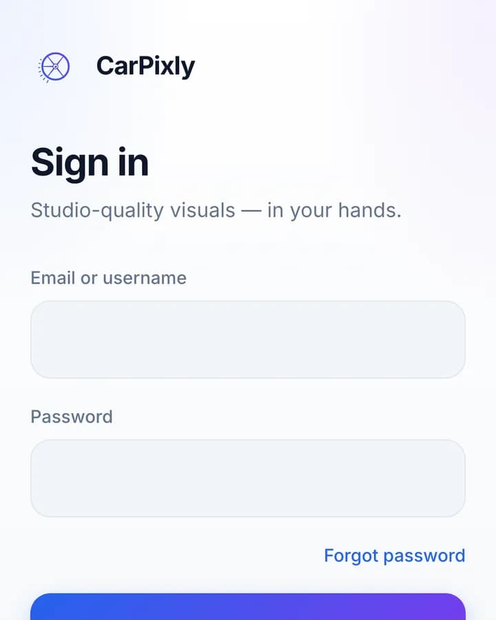 CarPixly — pantalla móvil 3.3
