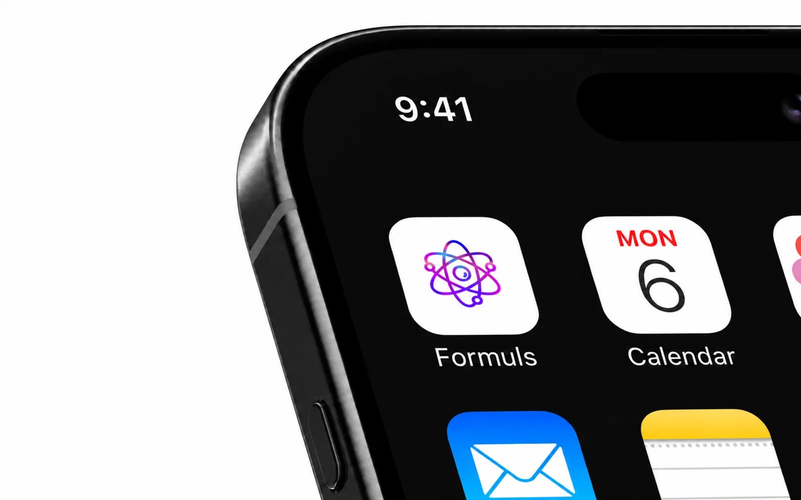 Icône de Formuls sur l’écran d’accueil d’un iPhone