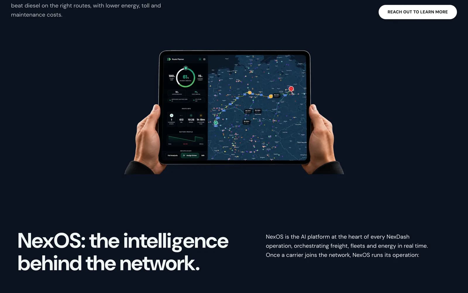 NexDash — desktop screen 1.2