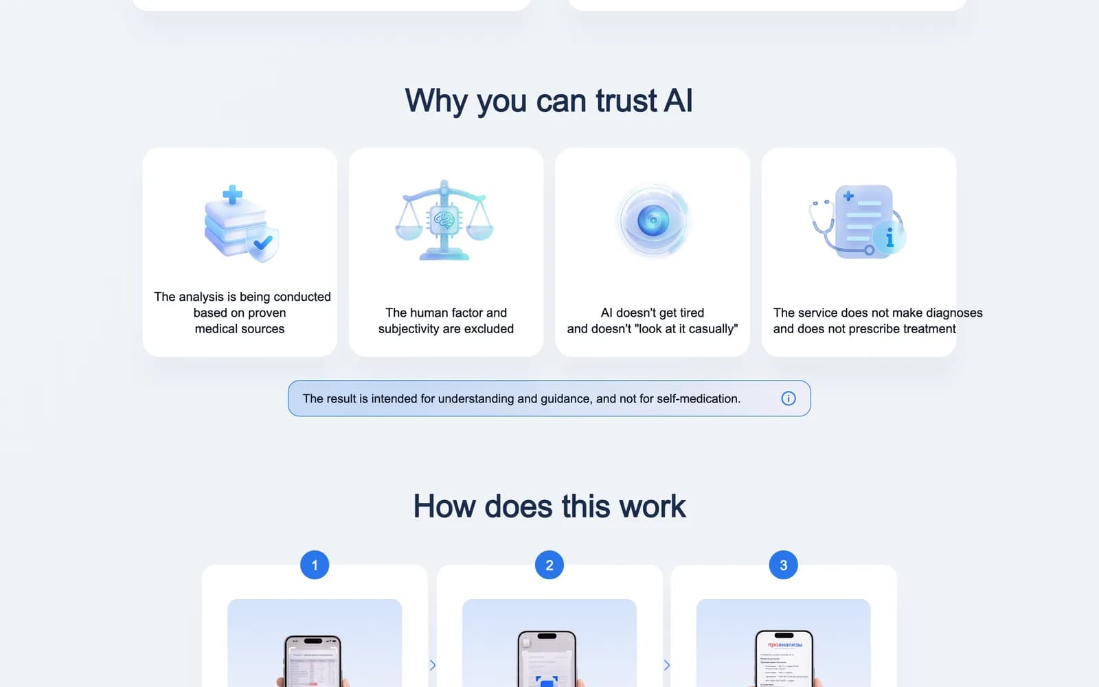 ProAnalizy — экран сайта 1.2